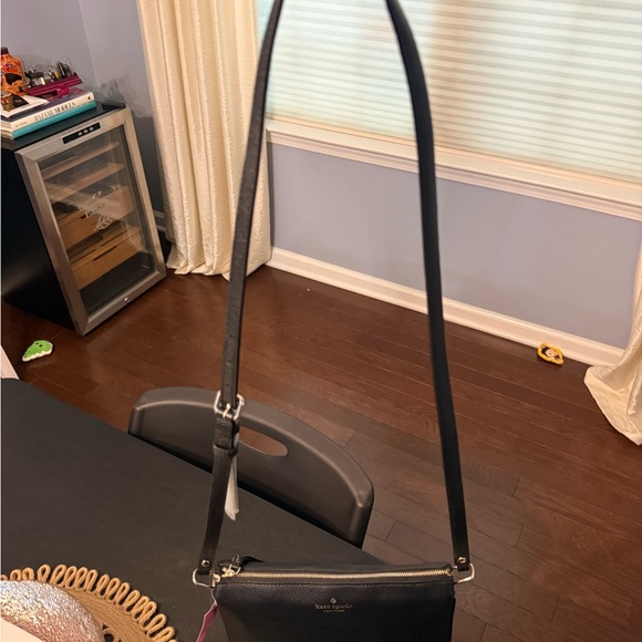 Kate Spade Black Leather Crossbody Bag - Picture 2 of 6